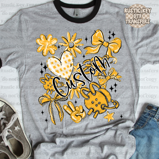 Custom Wrestling collage DTF Transfer, Ready to Press