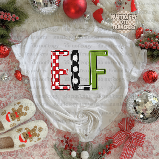 Elf DTF Transfer, Ready to Press