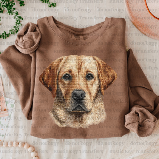 Dog DTF Transfer, Ready to Press