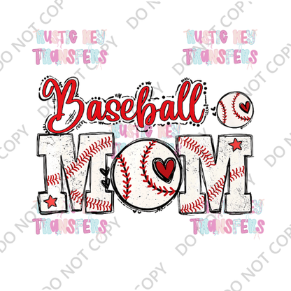 BASEBALL DTF TRANSFER