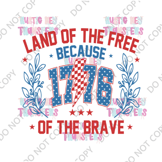 PATRIOTIC DTF TRANSFER