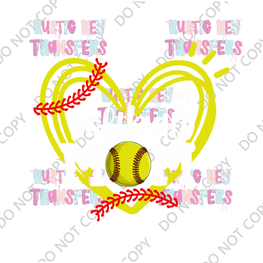 SOFTBALL DTF TRANSFER