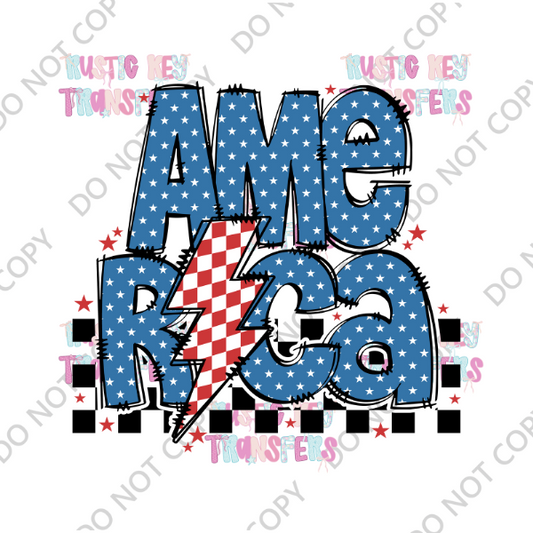 PATRIOTIC DTF TRANSFER