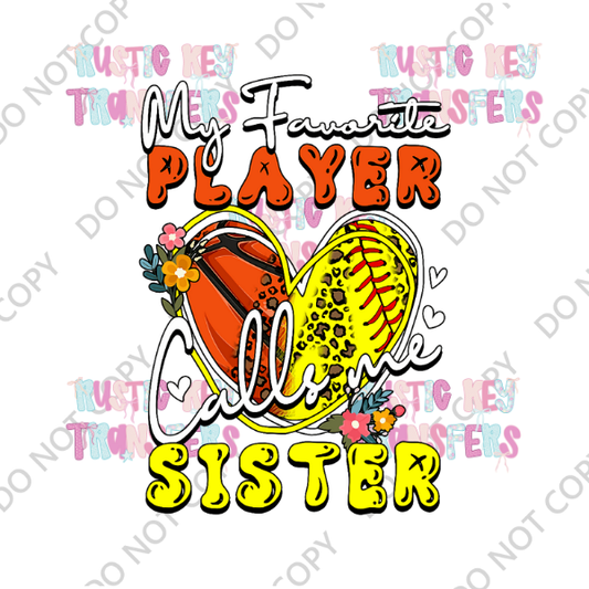 SOFTBALL DTF TRANSFER