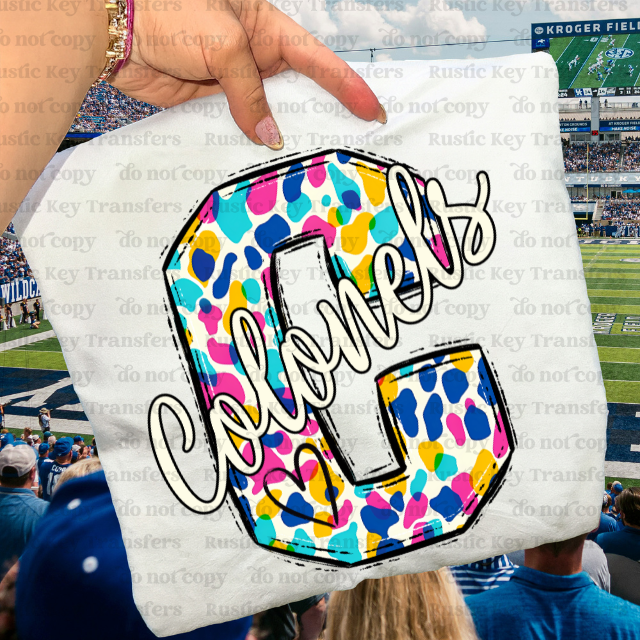 Colonels seersucker DTF Transfer, Ready to Press