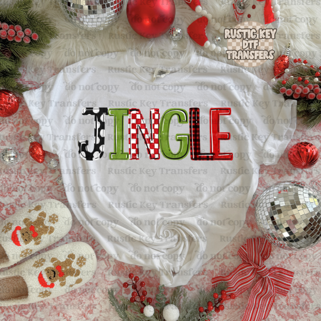 Jingle DTF Transfer, Ready to Press