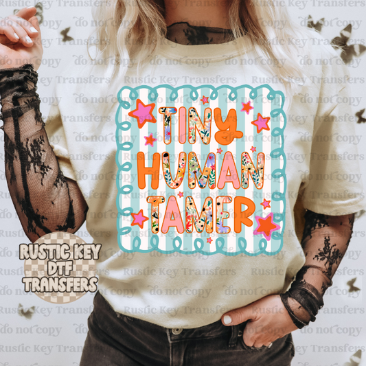 Tiny human tamer DTF TRANSFER