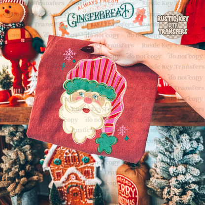 Santa DTF Transfer, Ready to Press