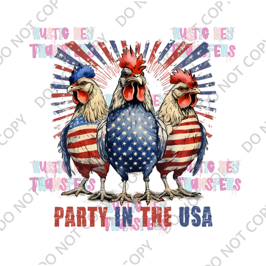 PATRIOTIC DTF TRANSFER
