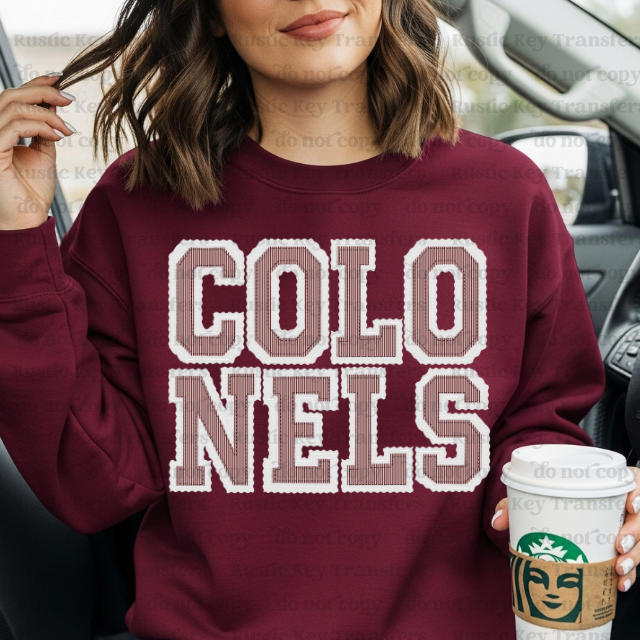 Colonels seersucker DTF Transfer, Ready to Press