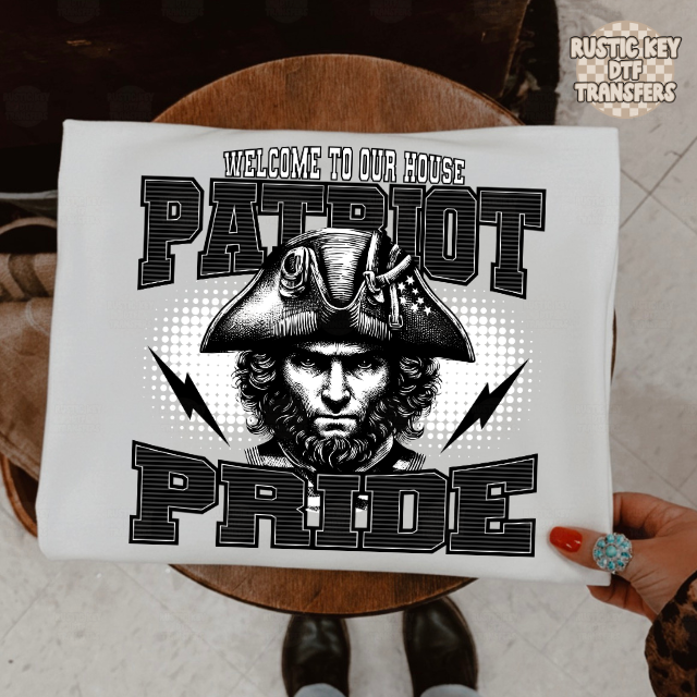 Patriot pride DTF Transfer, Ready to Press