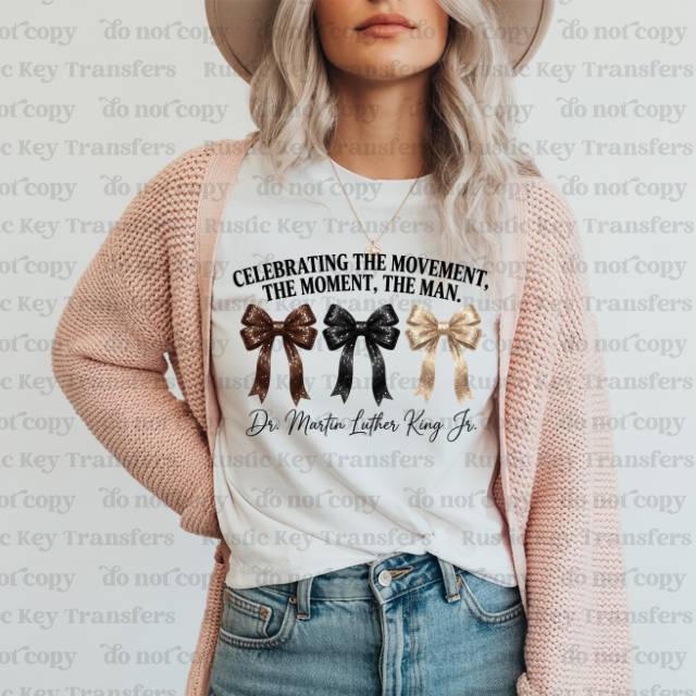 Celebrating the movement DTF Transfer, Ready to Press