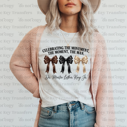 Celebrating the movement DTF Transfer, Ready to Press