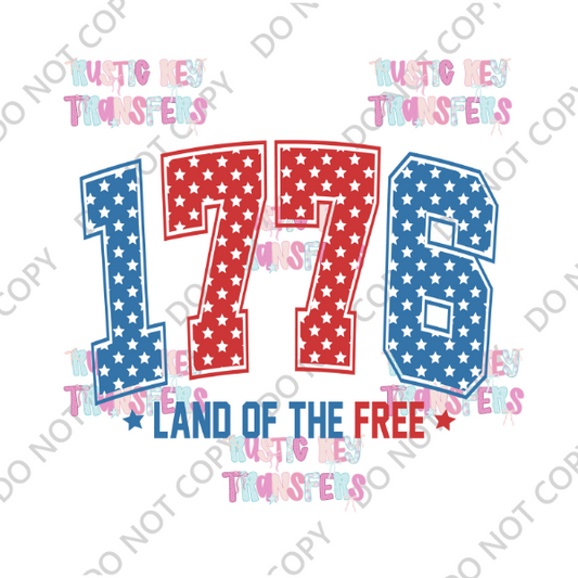 PATRIOTIC DTF TRANSFER