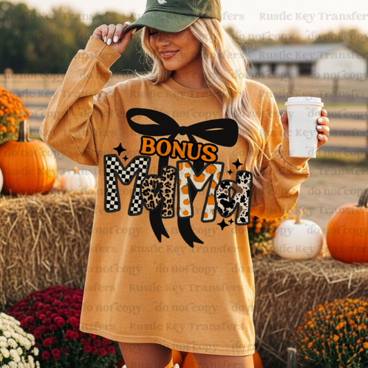 Bonus Mama DTF Transfer, Ready to Press