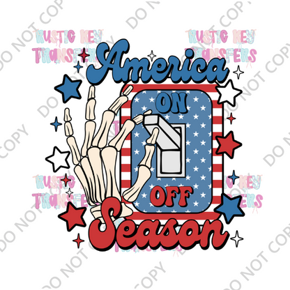 PATRIOTIC DTF TRANSFER