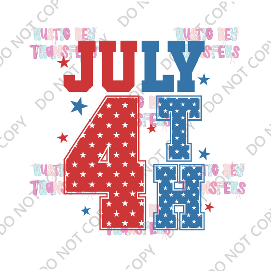 PATRIOTIC DTF TRANSFER