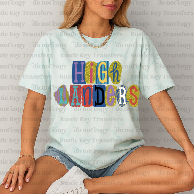 Highlanders DTF Transfer, Ready to Press