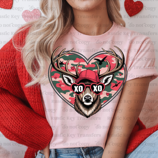 Deer xoxo DTF Transfer, Ready to Press