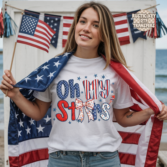 Oh my stars DTF Transfer, Ready to Press
