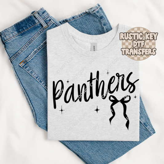 Panthers bow DTF TRANSFER