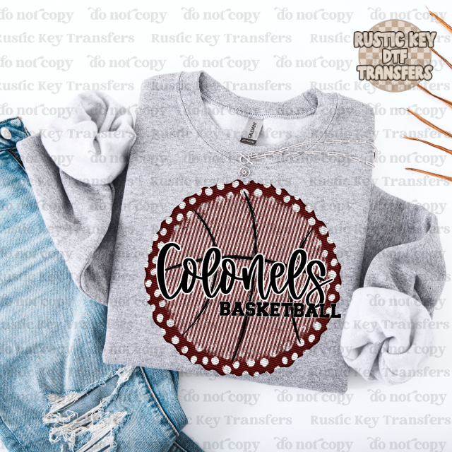 Colonels Basketball prepster DTF Transfer, Ready to Press