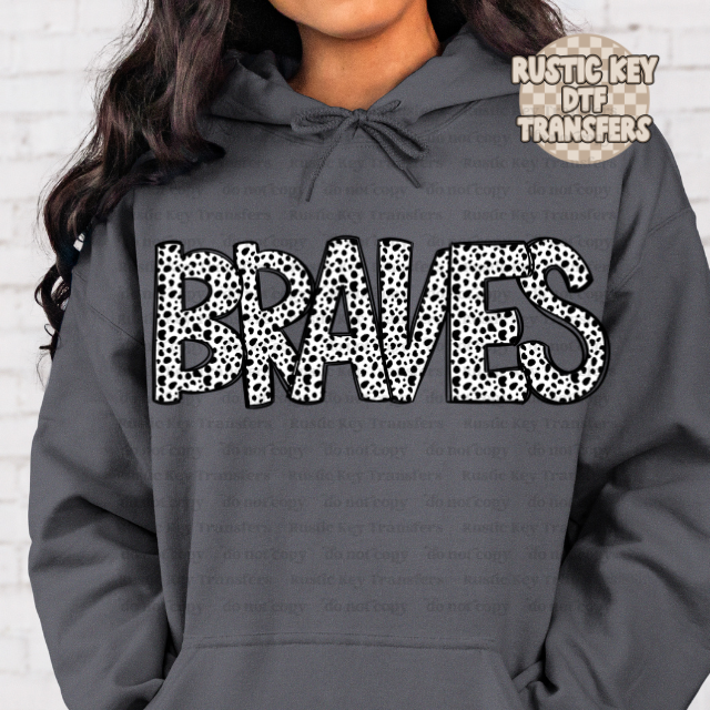 Braves dot DTF TRANSFER