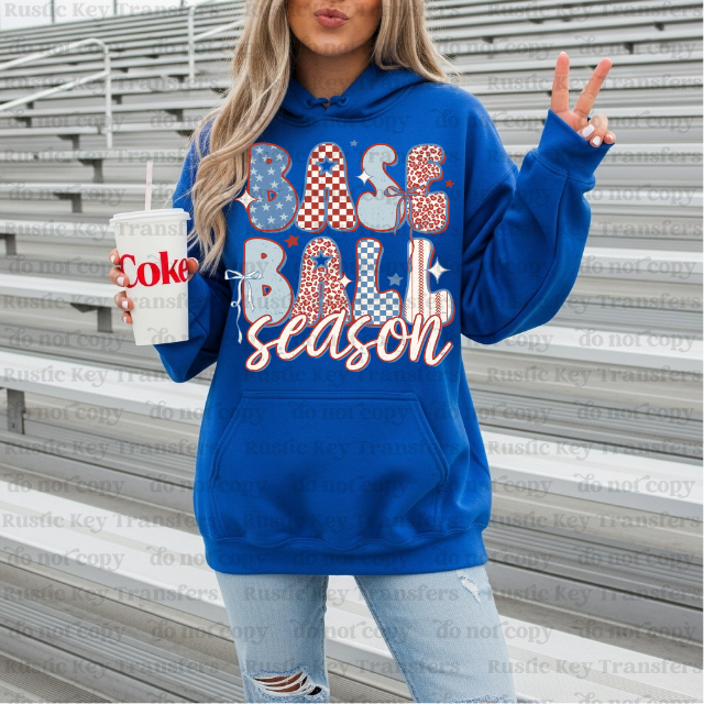 Baseball Season DTF Transfer, Ready to Press