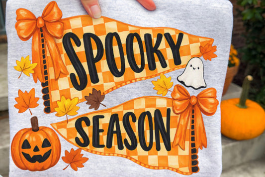 Spooky Season DTF Transfer, Ready to Press Rustic Key Transfers