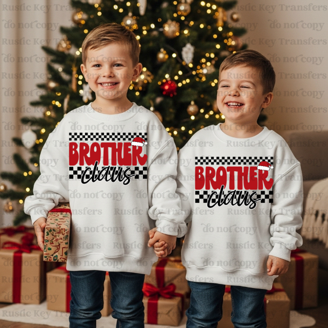 Brother Claus DTF Transfer, Ready to Press