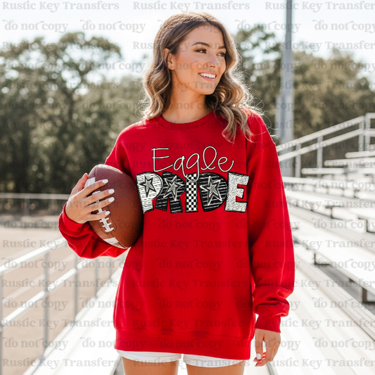 Eagle Pride DTF Transfer, Ready to Press