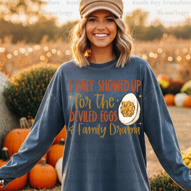 I only showed for the deviled eggs DTF Transfer, Ready to Press