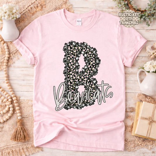 Bearcats Gingham & Ruffles  DTF Transfer, Ready to Press