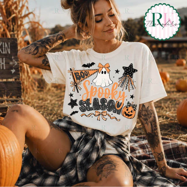 Spooky season DTF Transfer, Ready to Press Rustic Key Transfers