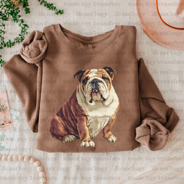 Dog DTF Transfer, Ready to Press