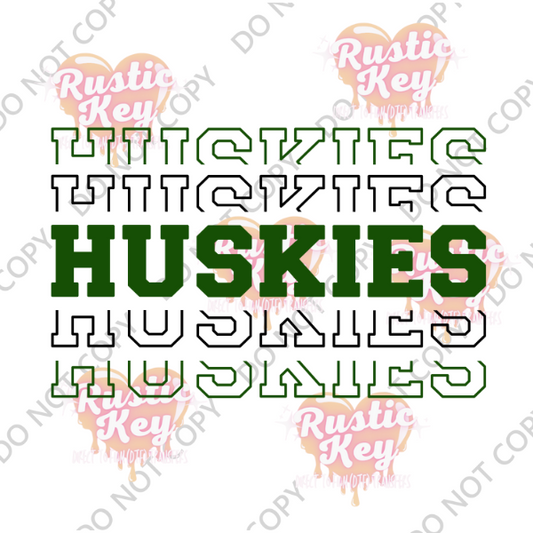 NORTH HUSKIES DTF TRANSFER