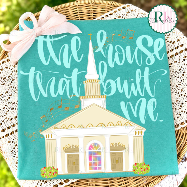 The house that built me DTF Transfer, Ready to Press Rustic Key Transfers