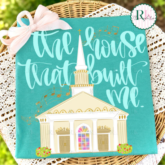 The house that built me DTF Transfer, Ready to Press Rustic Key Transfers