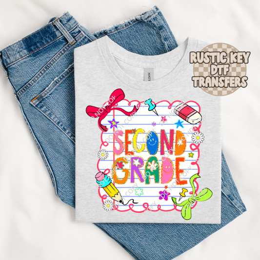 Second Grade DTF TRANSFER