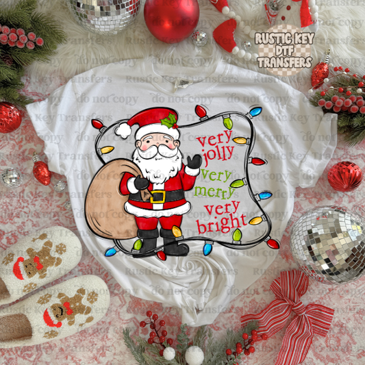 Very Jolly DTF Transfer, Ready to Press