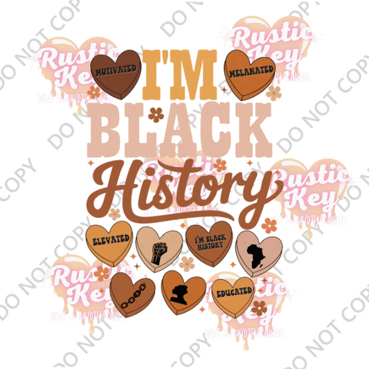 BLACK HISTORY DTF TRANSFER