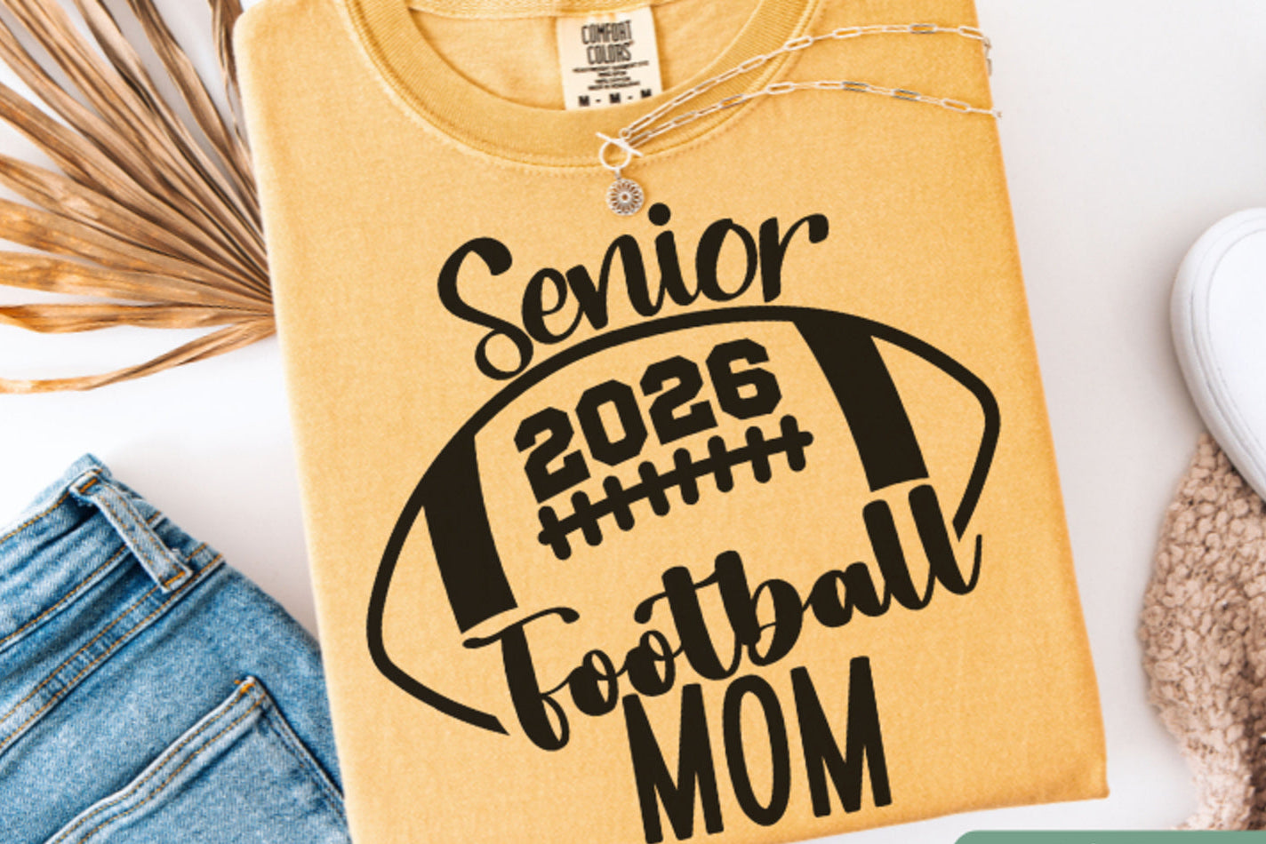 Senior 2026 Football mom - Football DTF Transfer - Ready To Press