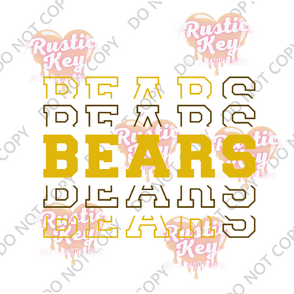 CENTRAL BEARS DTF TRANSFER