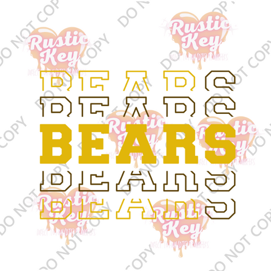 CENTRAL BEARS DTF TRANSFER