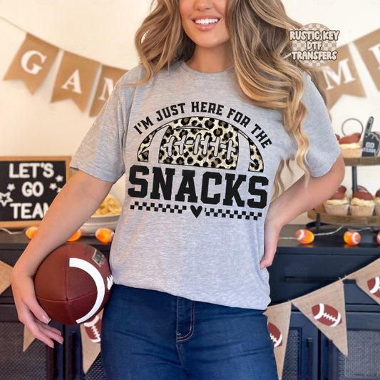 I'm just here for the snacks DTF Transfer, Ready to Press