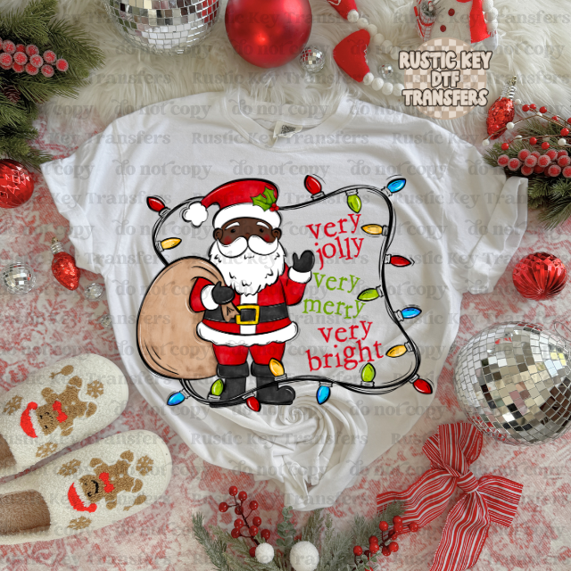 Very Jolly DTF Transfer, Ready to Press