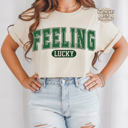 Feeling lucky DTF Transfer, Ready to Press