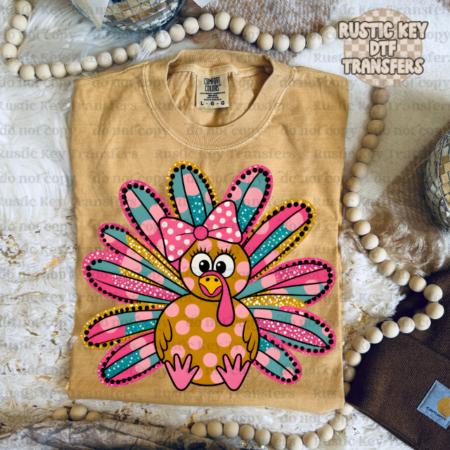 Turkey DTF Transfer, Ready to Press