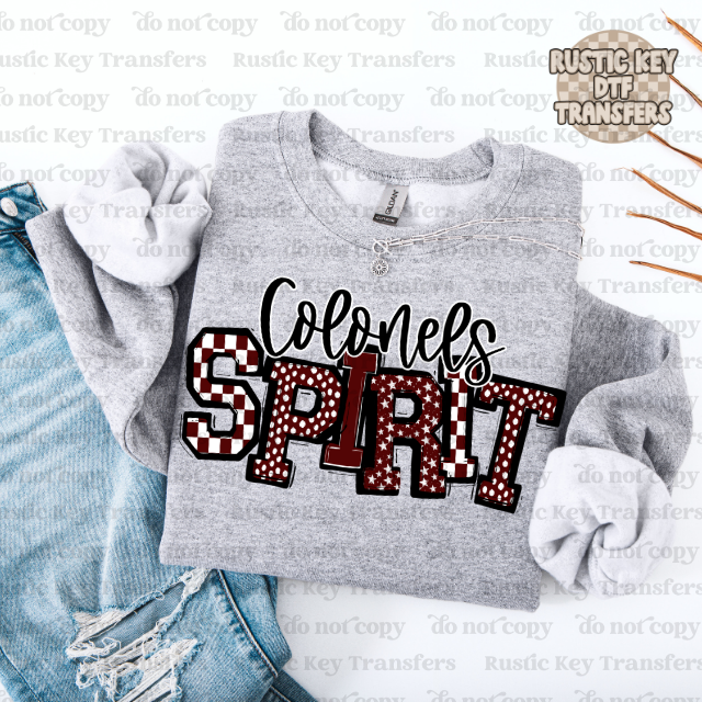 Colonels spirit DTF Transfer, Ready to Press