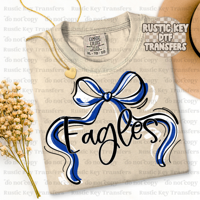 Eagles Mascot Bow DTF TRANSFER